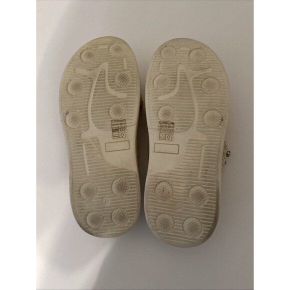 Nila & Nila Woven Rhinestone Platform Slide Sandals W Size EU 39  US 8 Offwhite - Picture 6 of 9